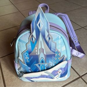 Loungefly Disney Frozen Princess Castle Series mini backpack